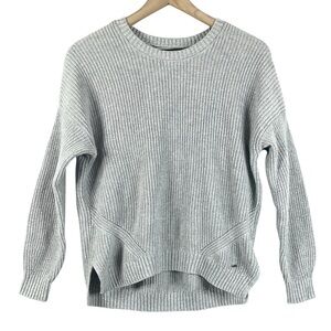 Hollister Women’s Gray Knit Crewneck Longsleeve Pullover Sweater Size Medium